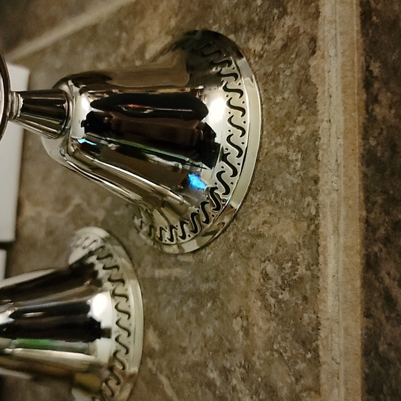 Set of 3 Silver Coloured and Copper Bells with BC First Nations Artwork - Picture 12 of 14